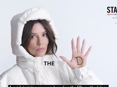 Eva Longoria et son manteau qui gonfle : la vidéo choc et drôle pour dénoncer le harcèlement de rue